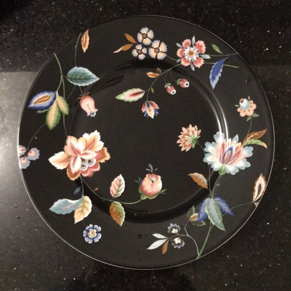 Oscar de la Renta Clarion Dinner Plates Set of 4-Vintage - Picture 4 of 11